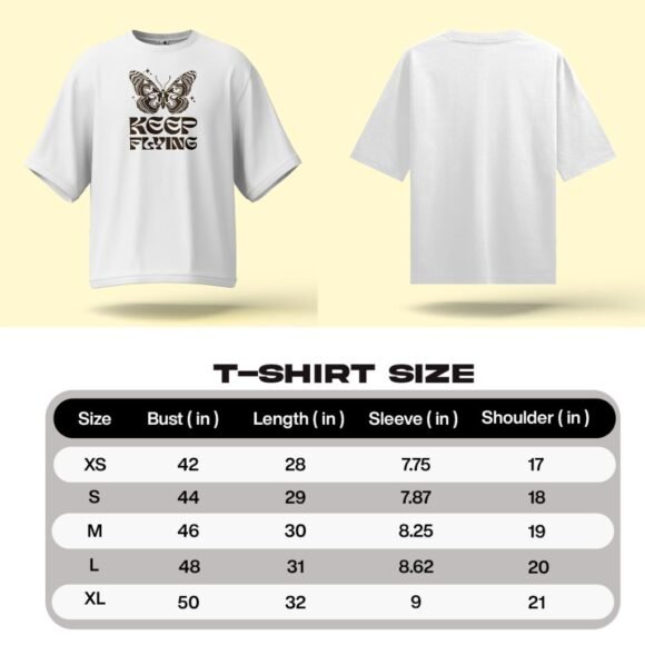 White base with bold "Keep Flying" butterfly graphic on the front - Image 5