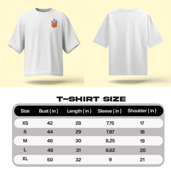 Classic white with small front chest graphic - Image 5