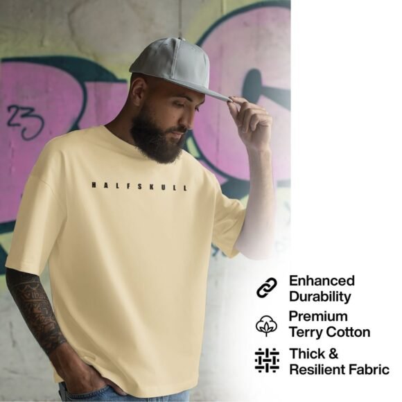 Halfskull Oversized T-Shirt – Anime Edition - Image 4