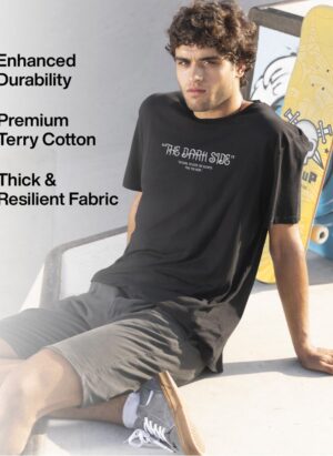 The Dark Side Oversized Black T-Shirt