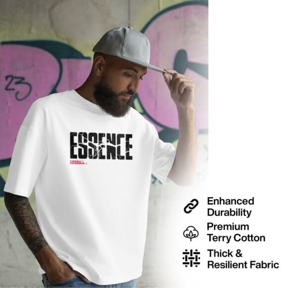 “LEGEND” Oversized T-Shirt – Classic White - Image 4