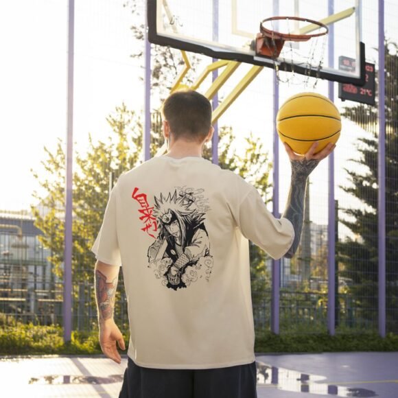 Halfskull Oversized T-Shirt – Anime Edition - Image 3