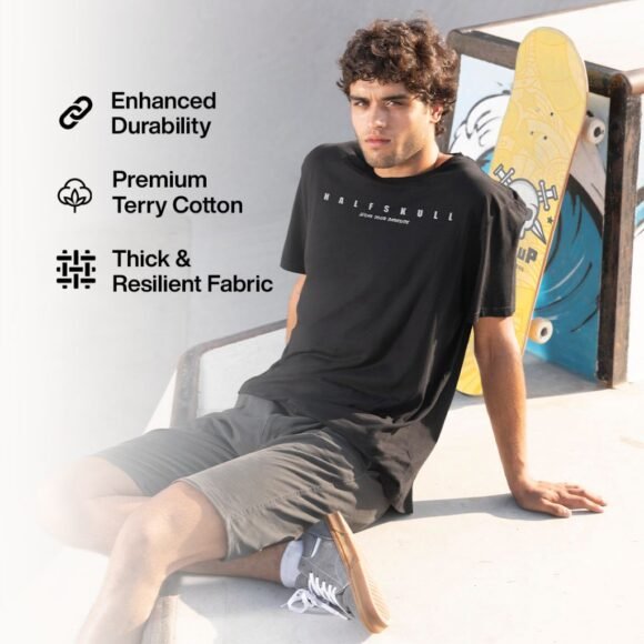 HALFSKULL “Dad Bod” Oversized T-Shirt - Image 3