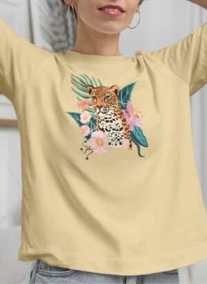 Beige oversized t-shirt