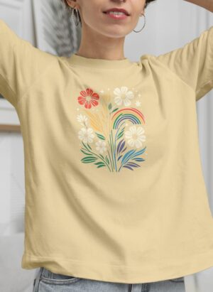 Your wardrobe with this beige oversized t-shirt