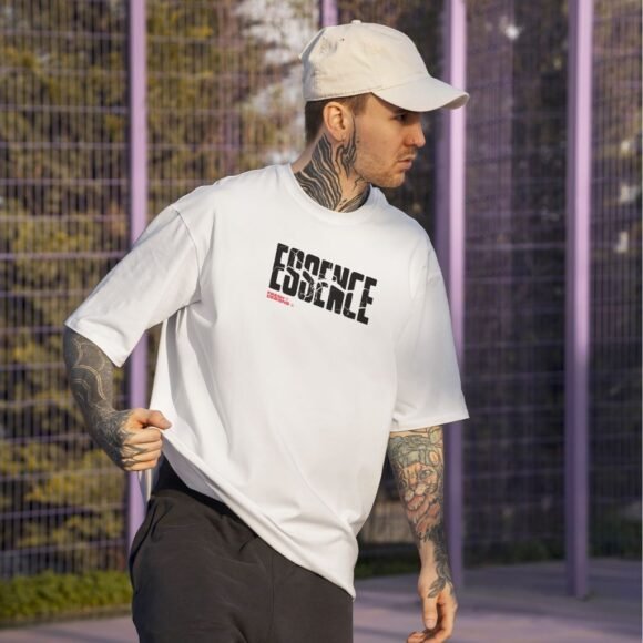 “LEGEND” Oversized T-Shirt – Classic White - Image 2