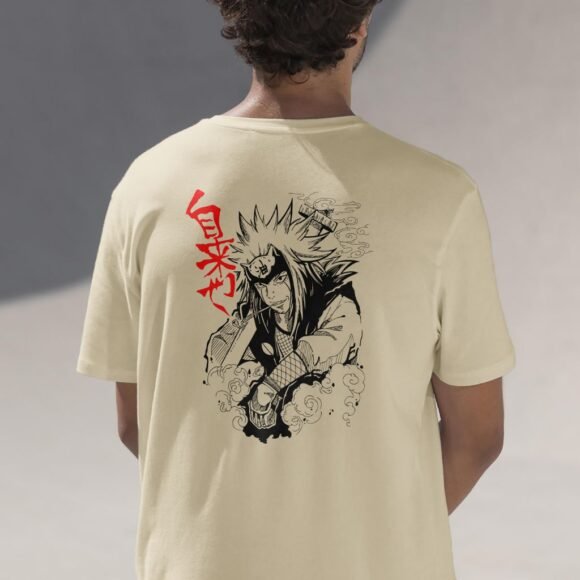 Halfskull Oversized T-Shirt – Anime Edition - Image 2