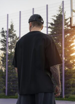 The Dark Side Oversized Black T-Shirt