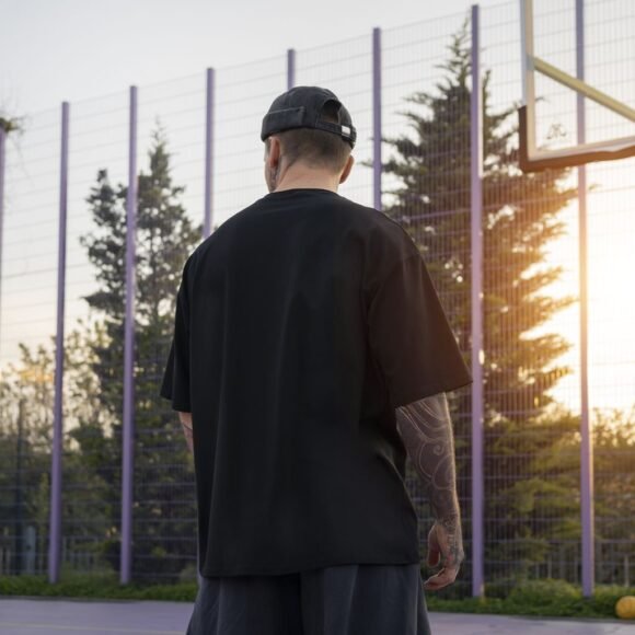 The Dark Side Oversized Black T-Shirt - Image 3