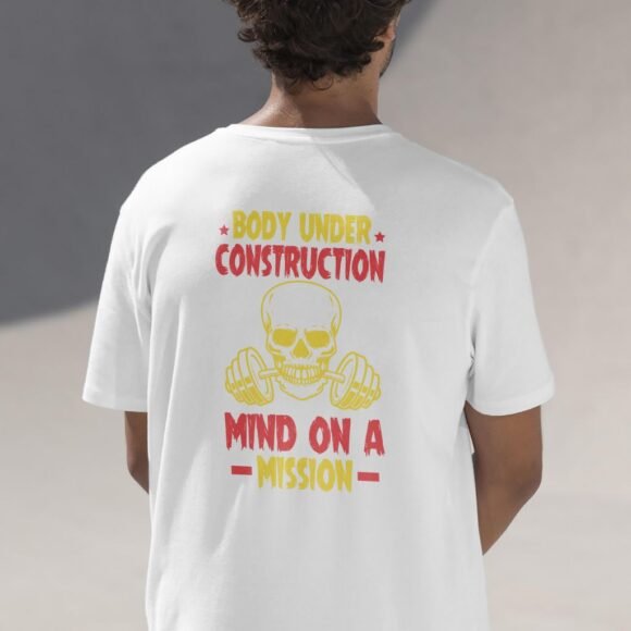 HALFSKULL Oversized T-Shirt – Built for the Grind - Image 2