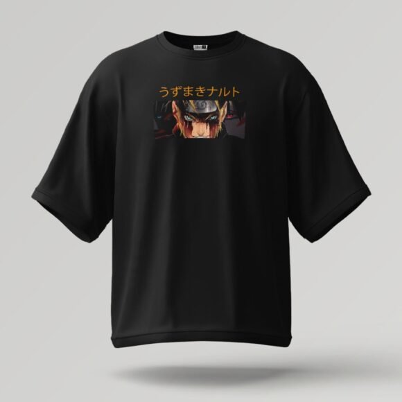 Anime Graphic Oversized T-Shirt – Naruto Edition - Image 2