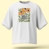 Classic white with vibrant floral "Wild Soul" front print