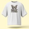 White base with bold "Keep Flying" butterfly graphic on the front