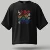 Women's Oversized Floral Graphic T-Shirt – Trendy & Comfortable