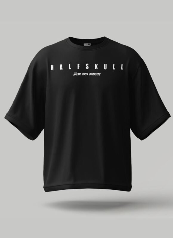 HALFSKULL "Break the Rules" Oversized Graphic T-Shirt