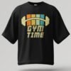 "Gym Time" Oversized Vintage Style T-Shirt