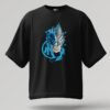 Unleash your Saiyan energy with this Super Saiyan Blue Goku Oversized T-Shirt