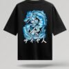 Unleash your Saiyan power with this Dragon Warrior Oversized T-Shirt