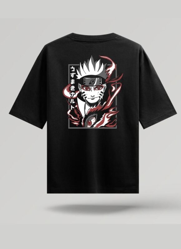 Anime Graphic Oversized T-Shirt – Naruto Edition