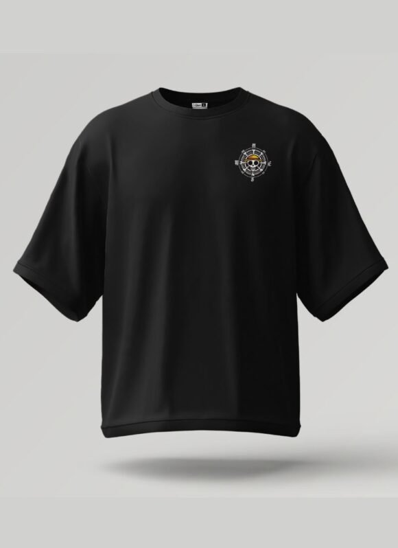 Minimalist Compass Oversized T-Shirt