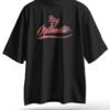 "Stay Optimistic" printed in stylish red script for a standout look.