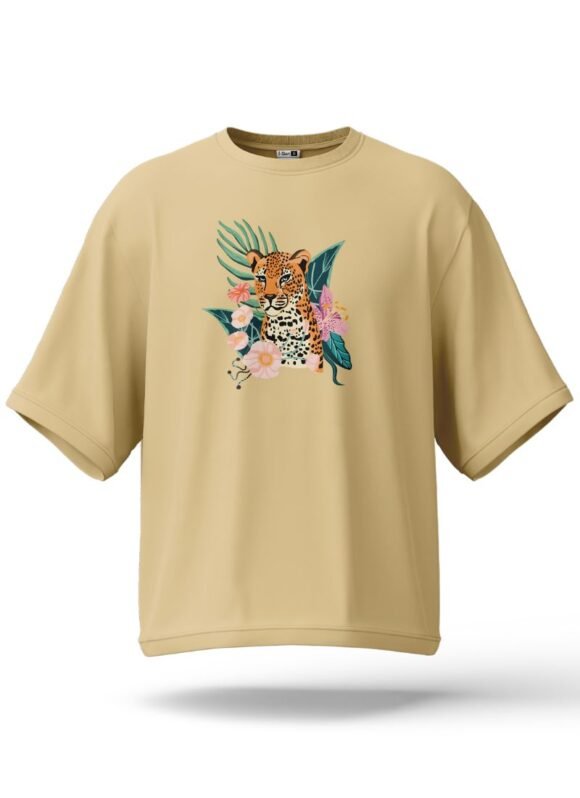 Beige oversized t-shirt
