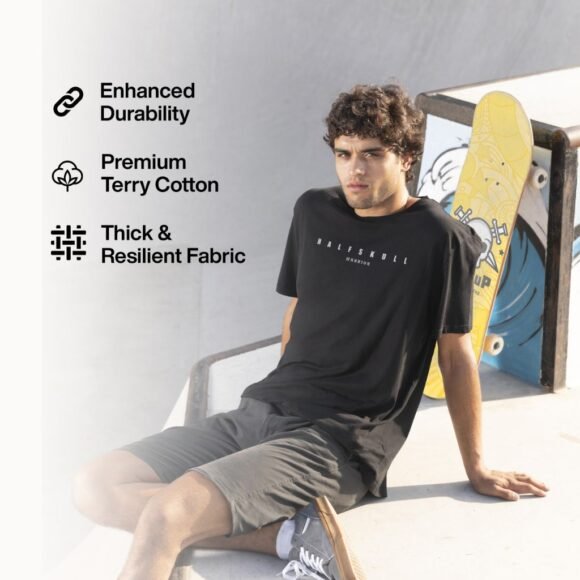 Halfskull Warrior Oversized T-Shirt - Image 3