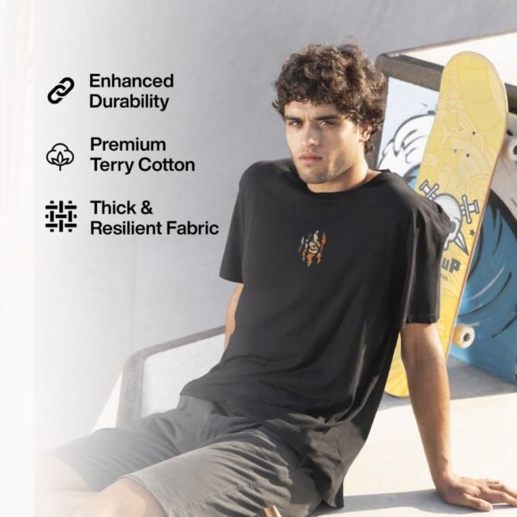 Tribal Stripes Oversized T-Shirt - Image 3
