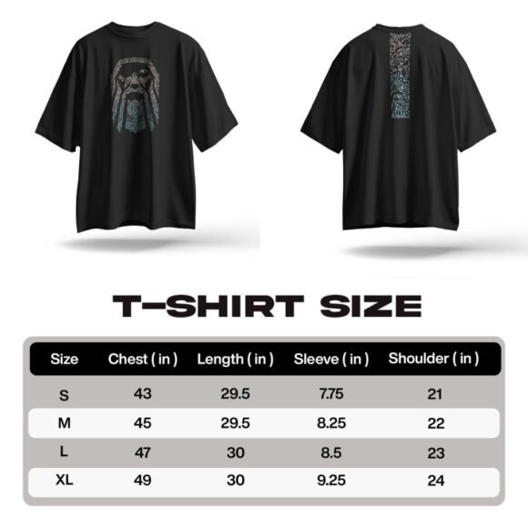 remium Oversized Graphic T-Shirt - Image 4