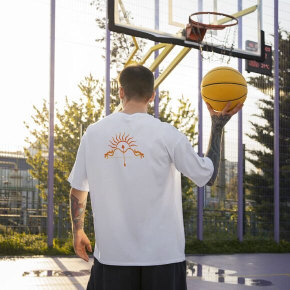 Golden Radiance Oversized T-Shirt - Image 5