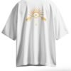 Golden Radiance Oversized T-Shirt