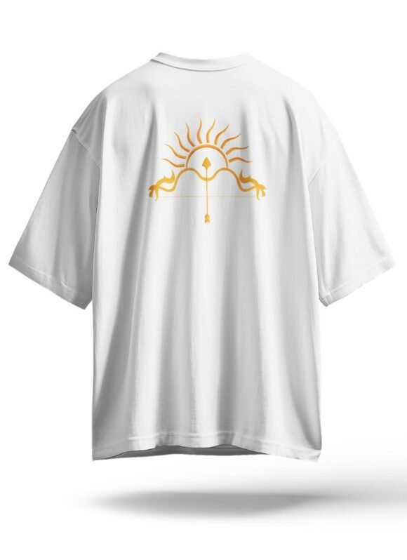 Golden Radiance Oversized T-Shirt