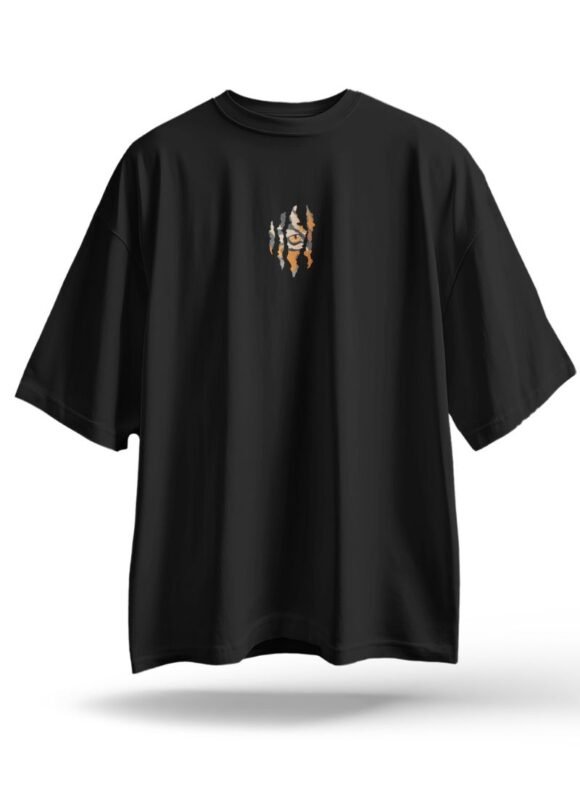 Tribal Stripes Oversized T-Shirt