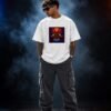 Inferno Skull Oversized T-Shirt