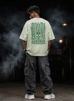 Aztec Skull Oversized T-Shirt