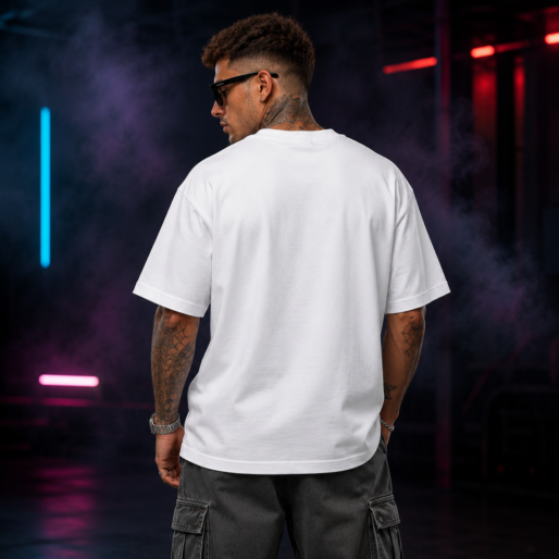 Inferno Skull Oversized T-Shirt