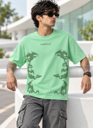Raw Ornaments oversized t-shirt — back view