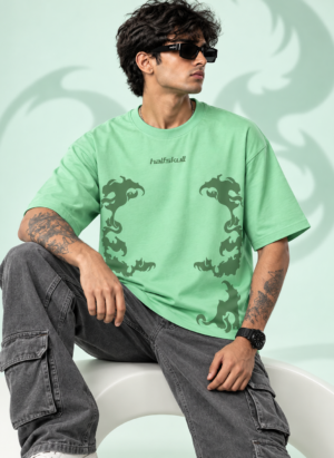 Raw Ornaments oversized t-shirt — front view