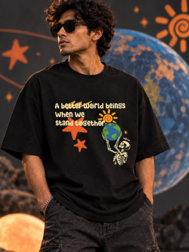 Better World Black Earth Graphic T-Shirt