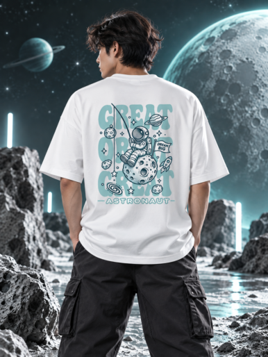 Dream Beyond White Astronaut T-Shirt