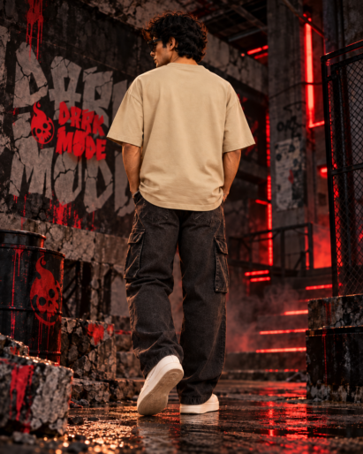 Dark Mode Oversized T-Shirt