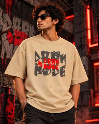 Dark Mode Oversized T-Shirt