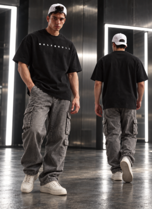 Halfskull official black oversize tee