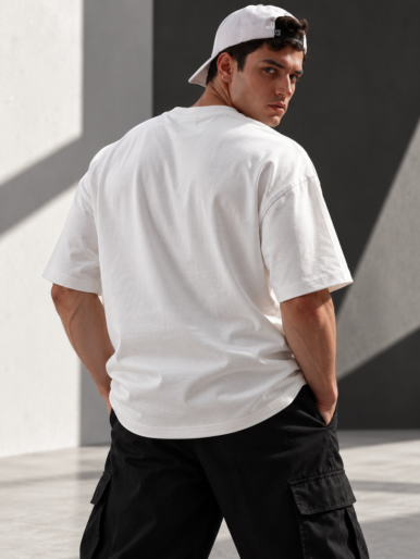 Halfskull official white oversize tee