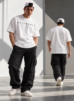 Halfskull official white oversize tee