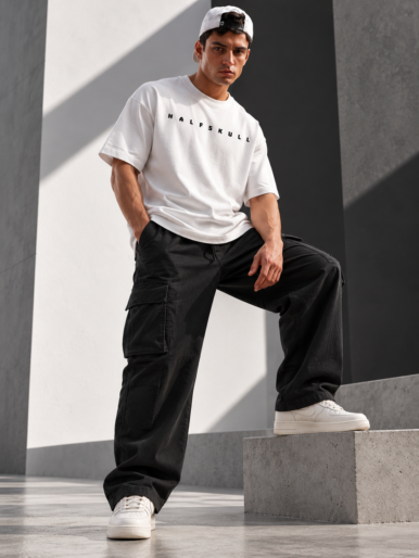 Halfskull official white oversize tee