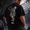Tropical island back oversize tee